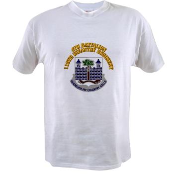 4B118IR - A01 - 04 - DUI - 4th Bn - 118th Infantry Regt with Text - Value T-shirt - Click Image to Close